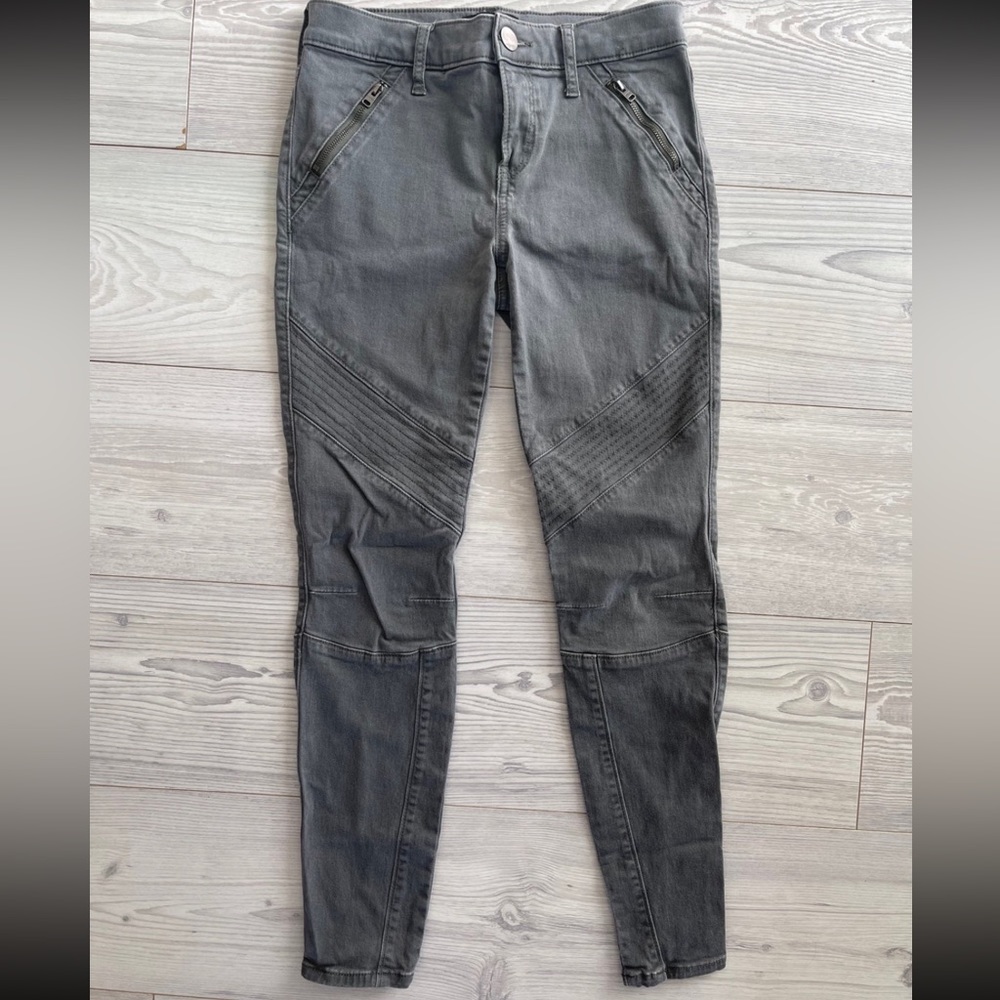 Express Mid-Rise Ankle Legging Stretch Jeans